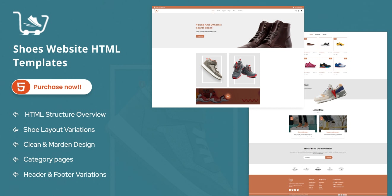 Website Design Shoe Sites Shoe Store Free ECommerce Website
